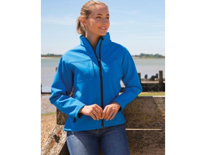 Dámska klasická Softshell bunda (Farba Čierna, Veľkosť S)