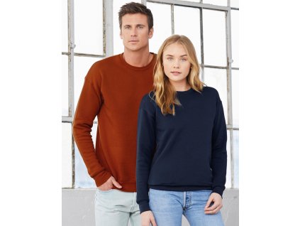Unisex mikina Drop Shoulder Fleece (Farba Biela, Veľkosť XS)