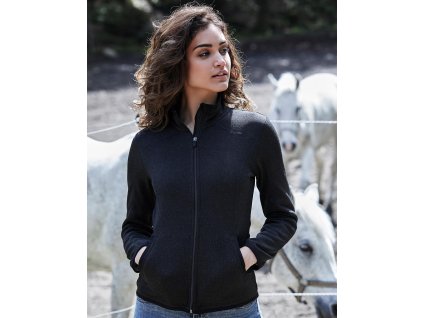 Dámska fleecová bunda Outdoor (Farba Čierna, Veľkosť S)