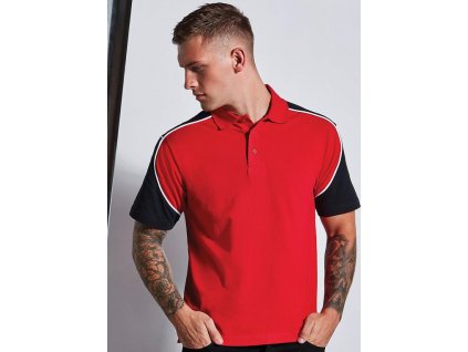 Formula Racing® Polokošeľa Monaco (Veľkosť S, Farba Black/Lime/White)