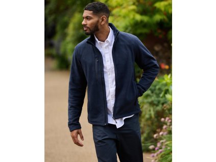 Fleeceová mikina na zips iadne externé logo (Farba Čierna, Veľkosť S)