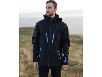 Softshellová bunda Patrol (Veľkosť S, Farba Black/Electric)
