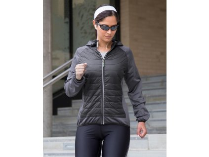 Dámska bunda Zero Gravity (Farba Čierna/Sivá, Veľkosť 2XS)