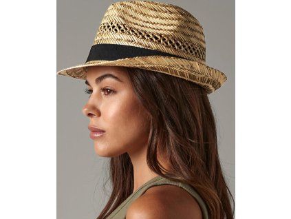 Letný slamený klobúk (Farba Natural, Veľkosť S/M)