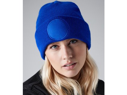 Čiapka Circular Patch Beanie (Farba Čierna)