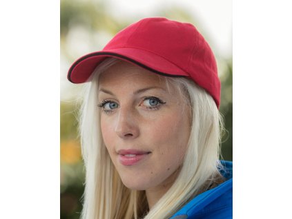 Šiltovka bavlnená (Farba Natural/Tmavo modrá)