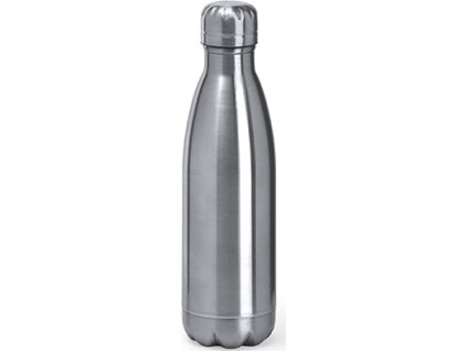 Fľaša z nehrdzavejúcej ocele ALPINIA (Veľkosť Uni, Farba Strieborná)