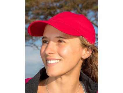 Nízka šiltovka Brushed-Cotton (Farba Biela)