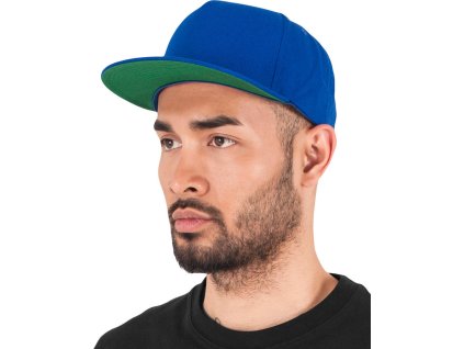 5 panelová šíltovka Classic Snapback (Farba Biela)