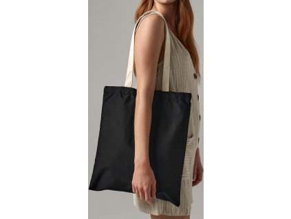 Organická nákupná taška EarthAware™ (Farba Natural/French Navy)