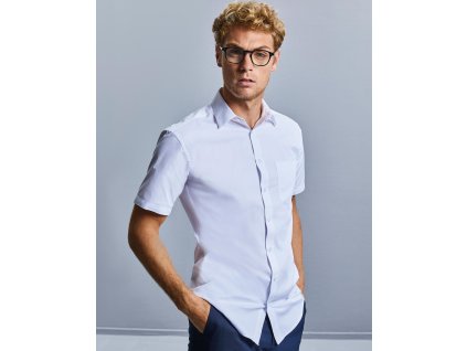Pánska košeľa Tailored fit. (Farba Biela, Veľkosť S)