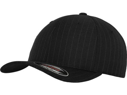 Šiltovka Pinstripe (Veľkosť S/M, Farba Biela/Čierna)