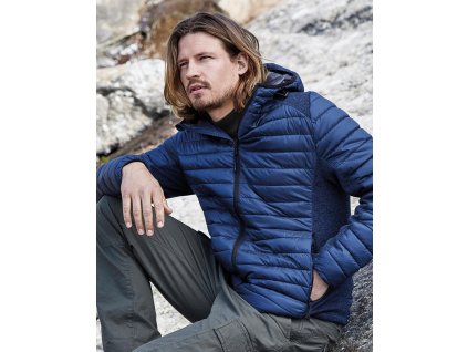 Bunda s kapucňou Outdoor Crossover (Veľkosť S, Farba Black/Black Melange)