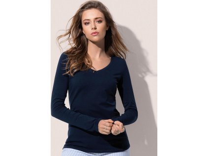 Tričko Clair s dlhými rukávmi (Farba Biela, Veľkosť S)