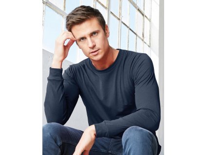 Unisex tričko s dlhými rukávmi Jersey Long Sleeve (Farba Biela, Veľkosť XS)