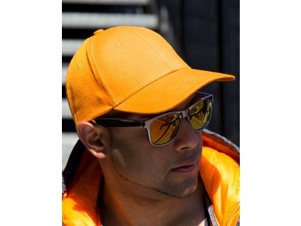 6-panelová šiltovka Memphis s nízkym profilom (Farba Biela)