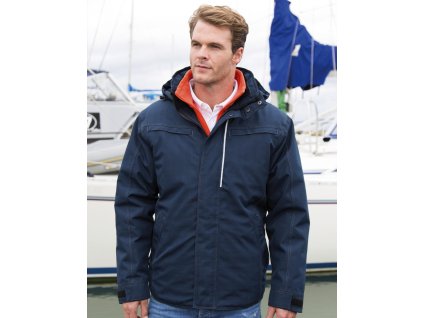 Bunda Rugged Denim Texture (Farba Čierna, Veľkosť XS)