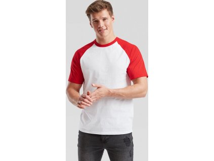 Tričko Baseball (Veľkosť S, Farba White/Deep Navy)