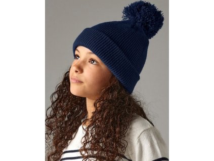 Detská reflexná čiapka Bobble Beanie (Farba Čierna)