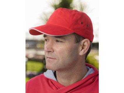 Šiltovka Plush Sandwich (Farba Biela/Tmavo modrá)