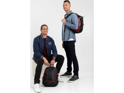 Ruksak Basic Osaka (Farba Čierna/Svetlo sivá)