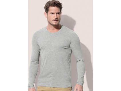 Stretch-T Long Sleeve for men (Farba Biela, Veľkosť S)