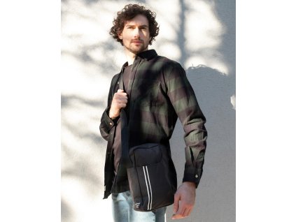 Taška Messenger Pouch Rennes (Farba Čierna/Biela)