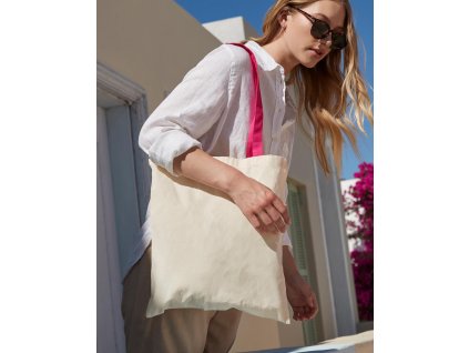 Taška Bag for Life - Contrast Handles (Farba Natural/French Navy)