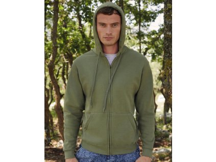 Mikina s kapucňou Classic (Farba Biela, Veľkosť S)