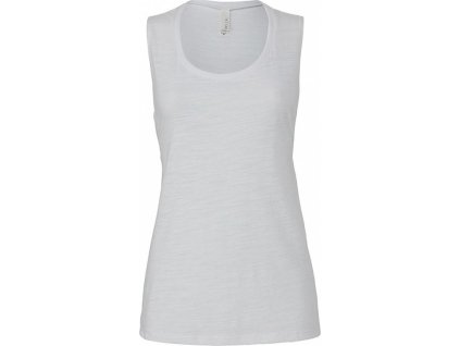 Dámske tielko Flowy Scoop Muscle (Farba Biela, Veľkosť S)