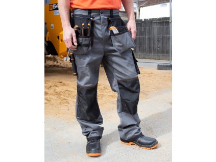 Nohavice X-OVER Heavy (Veľkosť XS, Farba Sivá/Čierna)