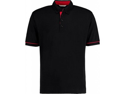 Polokošeľa Contrast Button Down Collar (Veľkosť S, Farba Čierna/Biela)