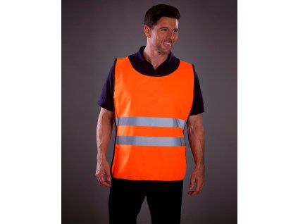 Fluo Adult Tabard (Veľkosť S/M, Farba Oranžová neónová)