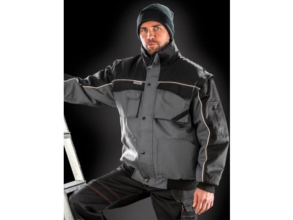 Pracovná bunda Workguard™ Pilot (Veľkosť S, Farba Sivá/Čierna)