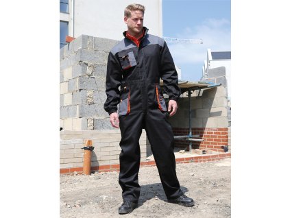 Kombinéza LITE (Veľkosť XS, Farba Sivá/Čierna/Oranžová)