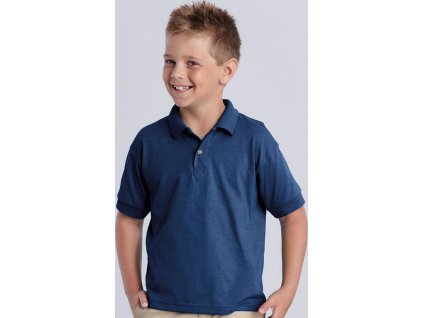 Detská polokošeľa Jersey (Farba Biela, Veľkosť S (122/134))
