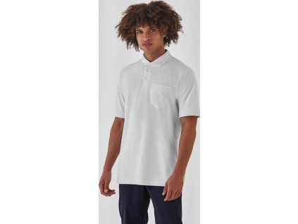 Polokošeľa s vreckom Safran Pocket (Farba Biela, Veľkosť M)