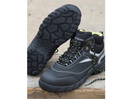 Ochranné pracovné topánky Blackwatch (Farba Čierna/Strieborná, Veľkosť 40)