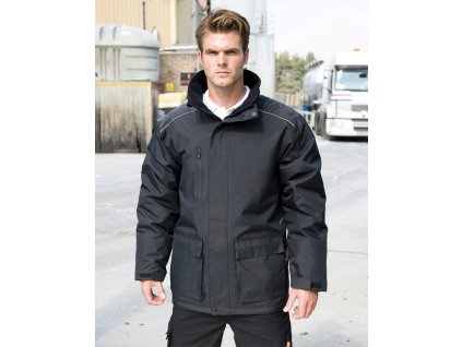 Dlhý kabát Work-Guard Vostex (Farba Čierna, Veľkosť S)