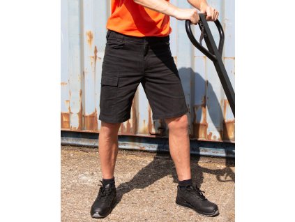 Krátke nohavice Super Stretch Slim Chino (Farba Čierna, Veľkosť XS)