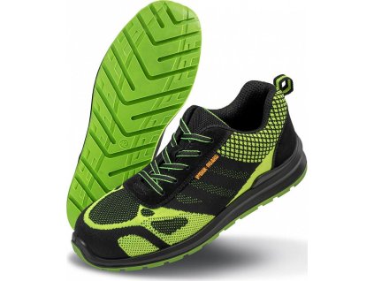 Tenisky Safety Hicks<P/> (Veľkosť 41, Farba Neon Green/Black)