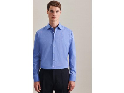 Košeľa Seidensticker Modern Fit s dlhým rukávom (Farba Biela, Veľkosť 38)