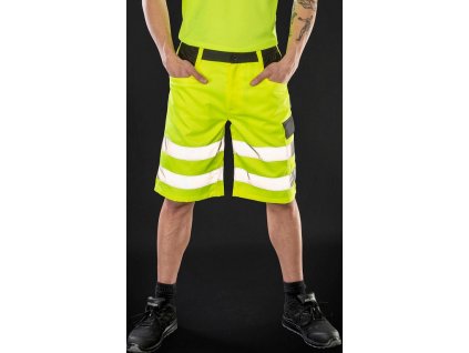 Bezpečnostné krátke nohavice Cargo (Veľkosť XS, Farba Oranžová neónová)