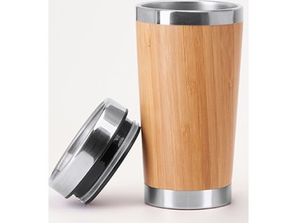 Pohár z bambusu YABA (Veľkosť Uni, Farba Béžová)