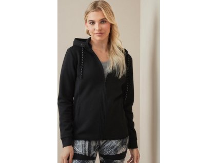 Dámska mikina Recycled Scuba Jacket (Veľkosť XS, Farba Čierna)