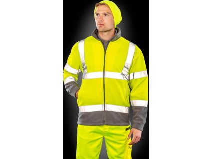 Mikrofleece Safety (Veľkosť S, Farba Fluo Orange/Grey)