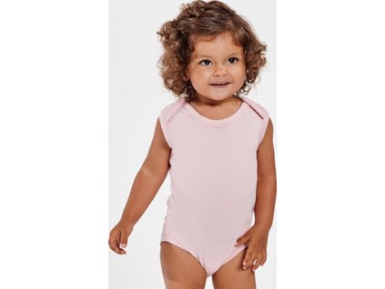 Kojenecké body bez rukávov SWEET, viac farieb (Veľkosť 6/9 mesiacov, Farba WHITE)