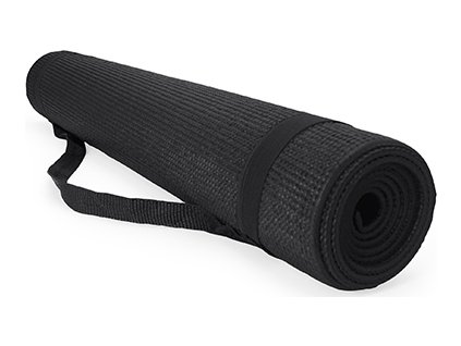 Podložka na jogu CHAKRA (Veľkosť Uni, Farba Čierna)