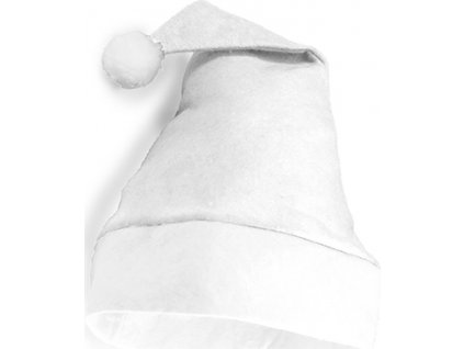 Vianočná čiapka SANTA (Veľkosť Uni, Farba Biela)