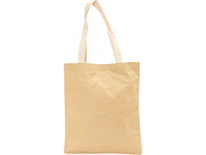 Nákupná taška z kraftového papiera MILVUS (Veľkosť Uni, Farba Béžová)